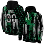 custom north texas mean green distressed flag green black hoodie best selling