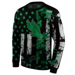 custom north texas mean green distressed flag green black hoodie best selling