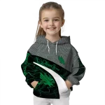 custom north texas mean green hexagonal mesh green black gray hoodie best selling