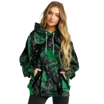custom north texas mean green hunting theme green black hoodie best selling