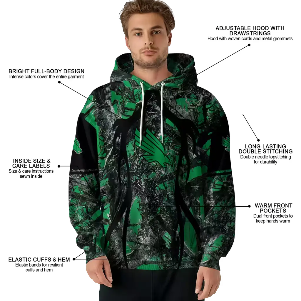 custom north texas mean green hunting theme green black hoodie latest model custom north texas mean green hunting theme green black hoodie latest model