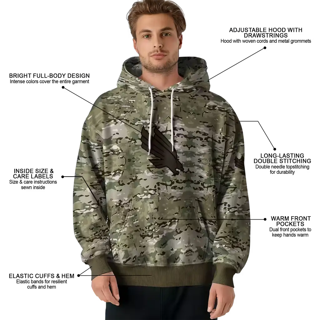 custom north texas mean green military style hoodie latest model custom north texas mean green military style hoodie latest model