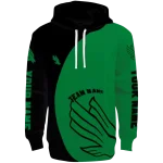 custom north texas mean green minimalist design green black hoodie best selling