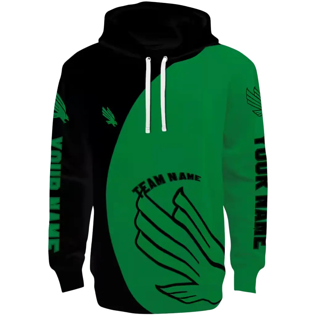 custom north texas mean green minimalist design green black hoodie best selling custom north texas mean green minimalist design green black hoodie best selling