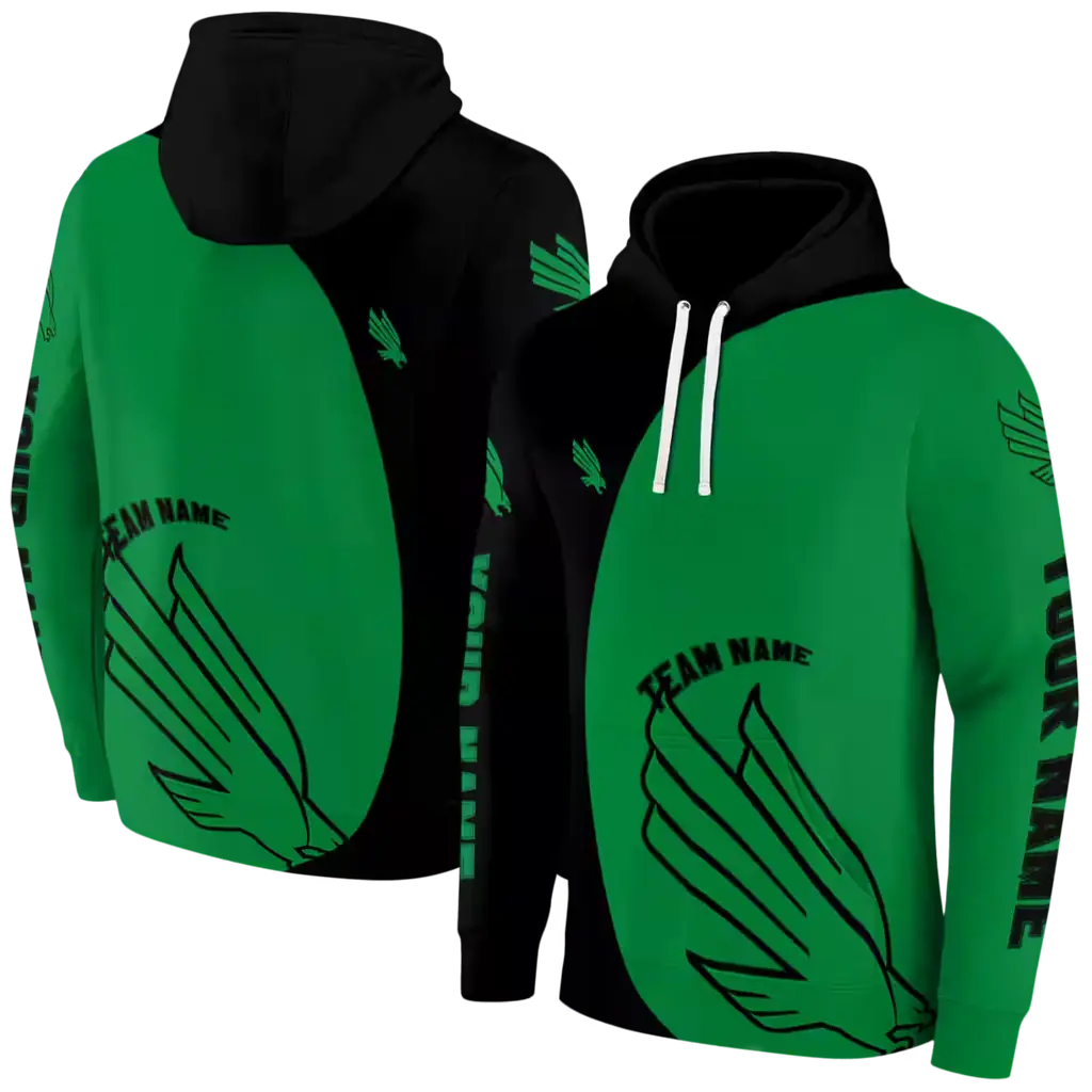custom north texas mean green minimalist design green black hoodie fashion forward custom north texas mean green minimalist design green black hoodie fashion forward