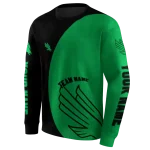 custom north texas mean green minimalist design green black hoodie best selling