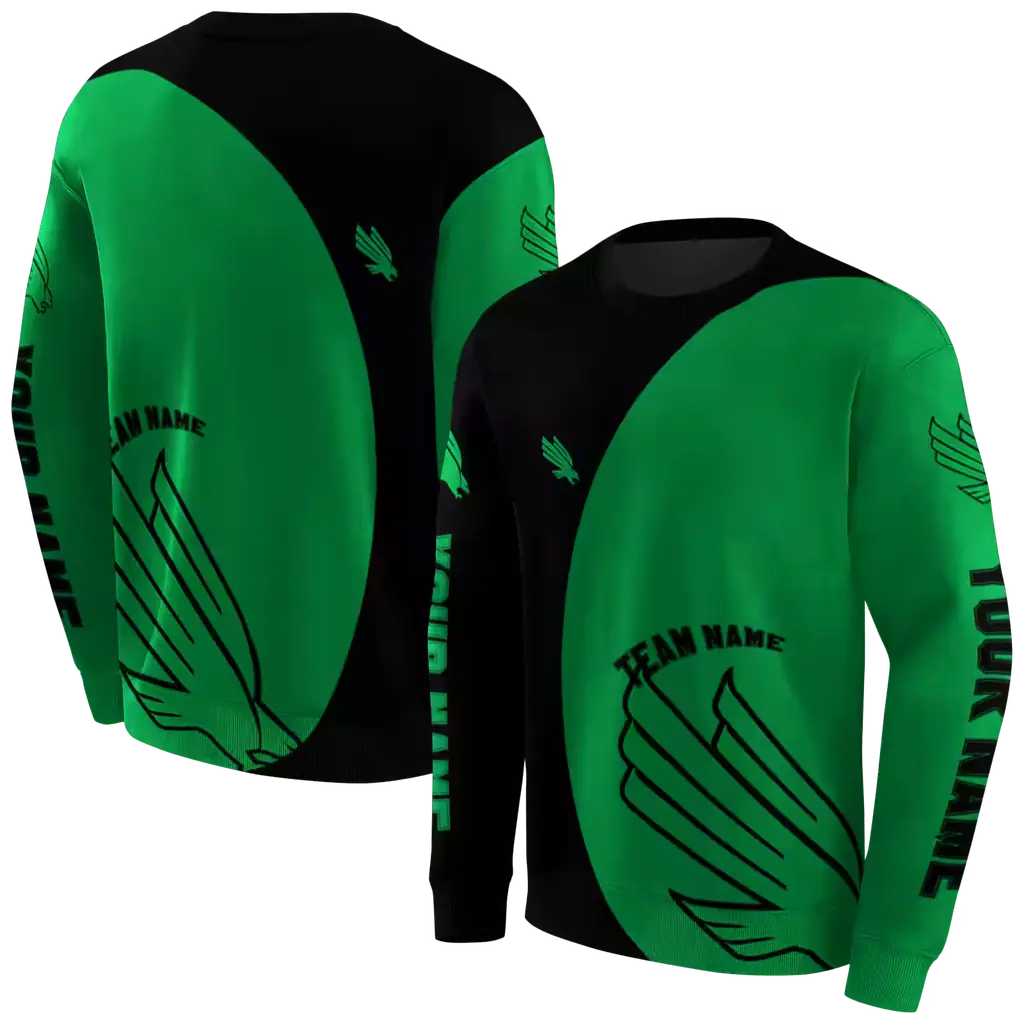 custom north texas mean green minimalist design green black hoodie premium grade custom north texas mean green minimalist design green black hoodie premium grade