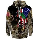 custom north texas mean green tree camo hoodie best selling