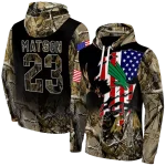custom north texas mean green tree camo hoodie best selling