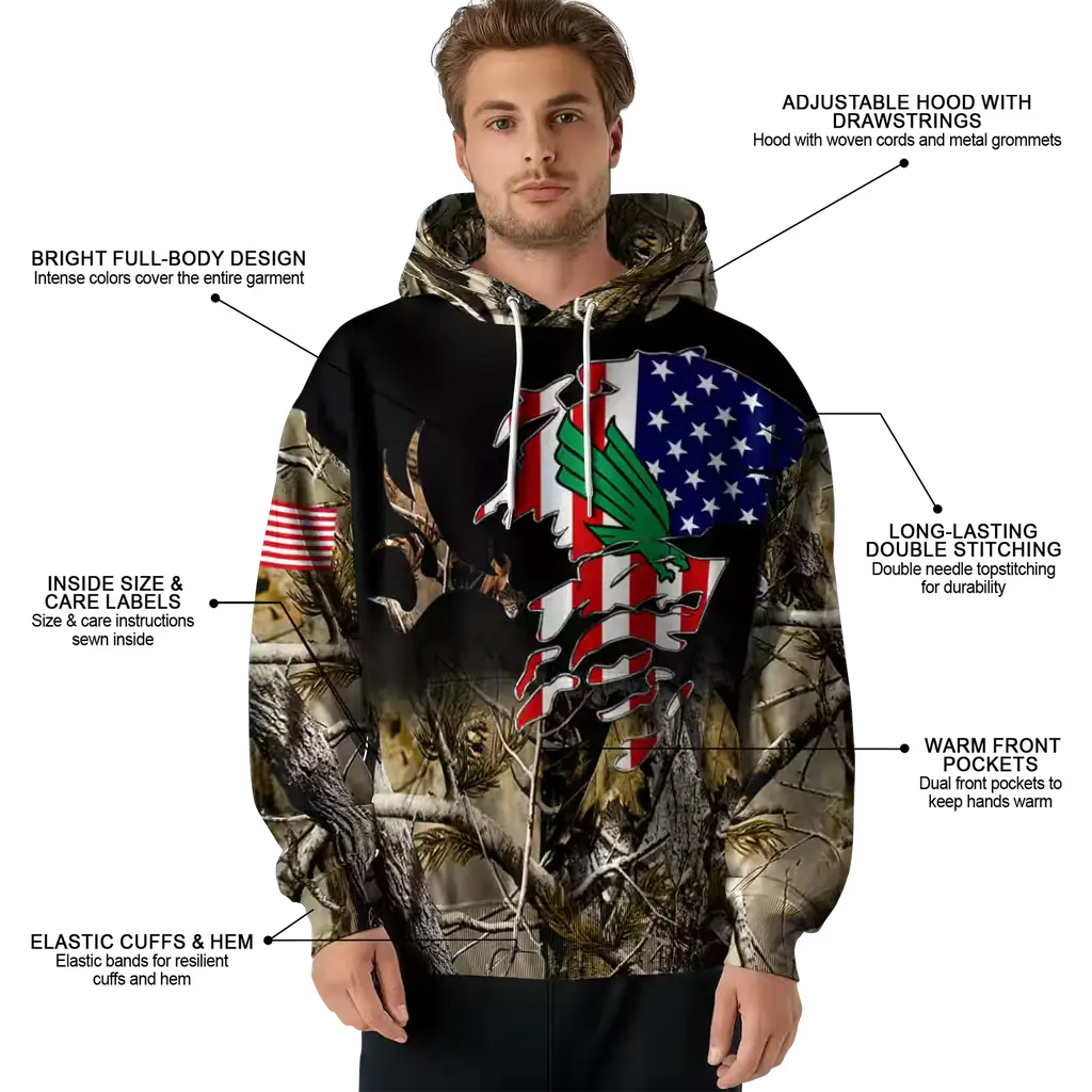 custom north texas mean green tree camo hoodie latest model custom north texas mean green tree camo hoodie latest model