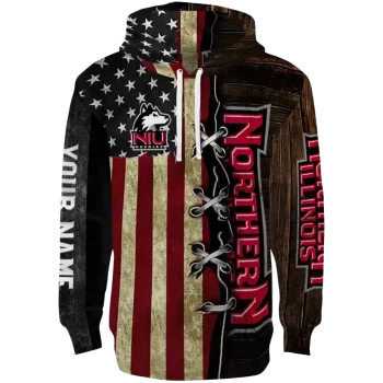 custom northern illinois huskies american pride hoodie best selling