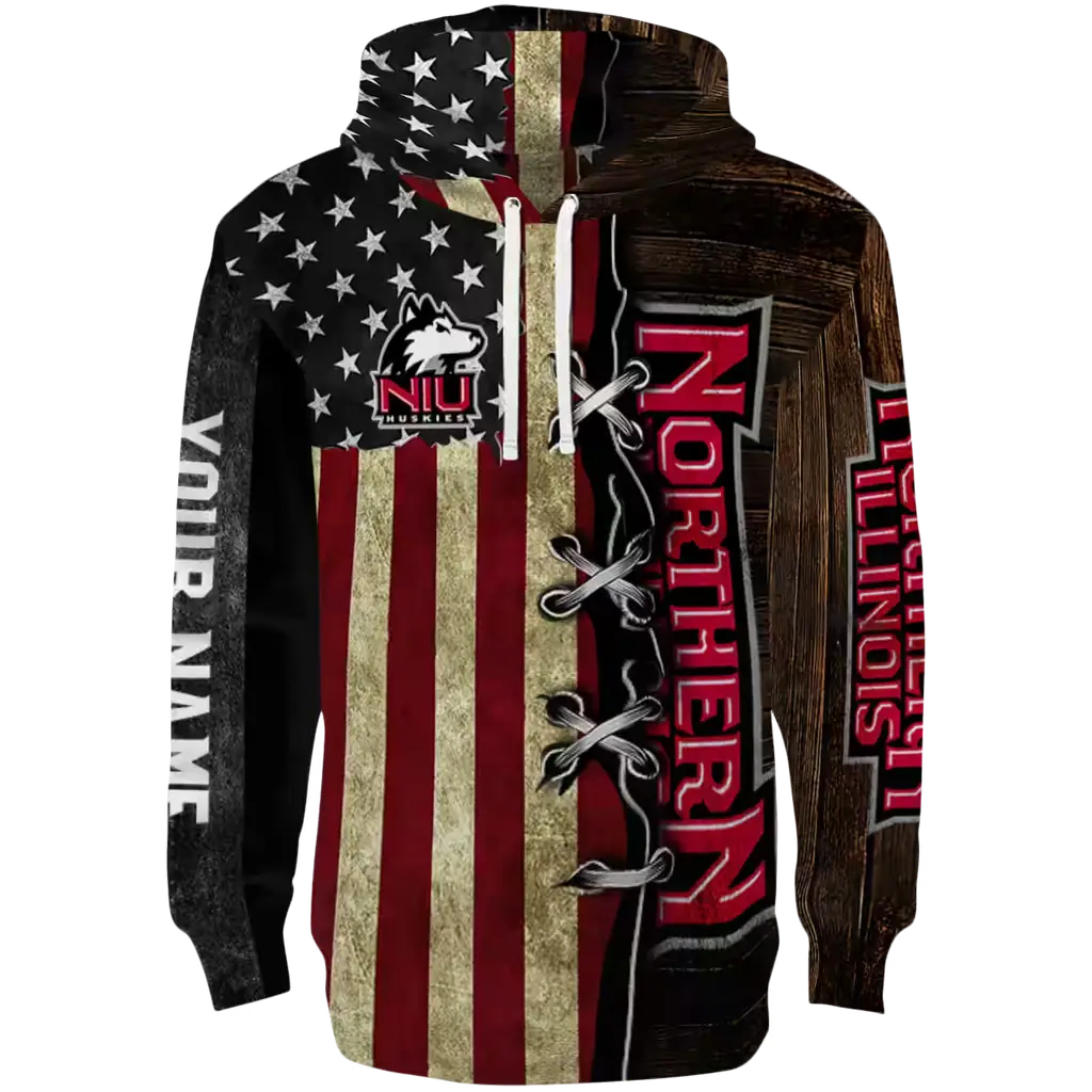 custom northern illinois huskies american pride hoodie best selling custom northern illinois huskies american pride hoodie best selling