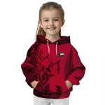 custom northern illinois huskies deer silhouette red hoodie best selling