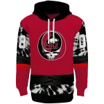 custom northern illinois huskies grateful vibes red hoodie best selling