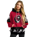 custom northern illinois huskies grateful vibes red hoodie best selling