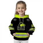 custom northern illinois huskies safety motif black neon green hoodie best selling