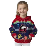 custom northern illinois huskies spongebob patrick star red navy hoodie best selling