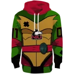 custom northern illinois huskies superhero armor red green hoodie best selling
