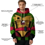 custom northern illinois huskies superhero armor red green hoodie best selling