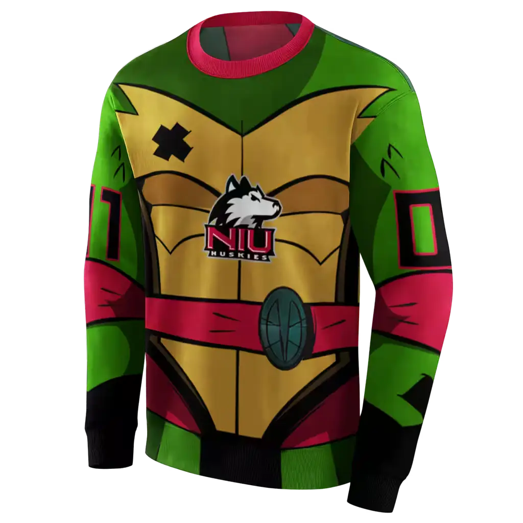 custom northern illinois huskies superhero armor red green hoodie new arrival custom northern illinois huskies superhero armor red green hoodie new arrival