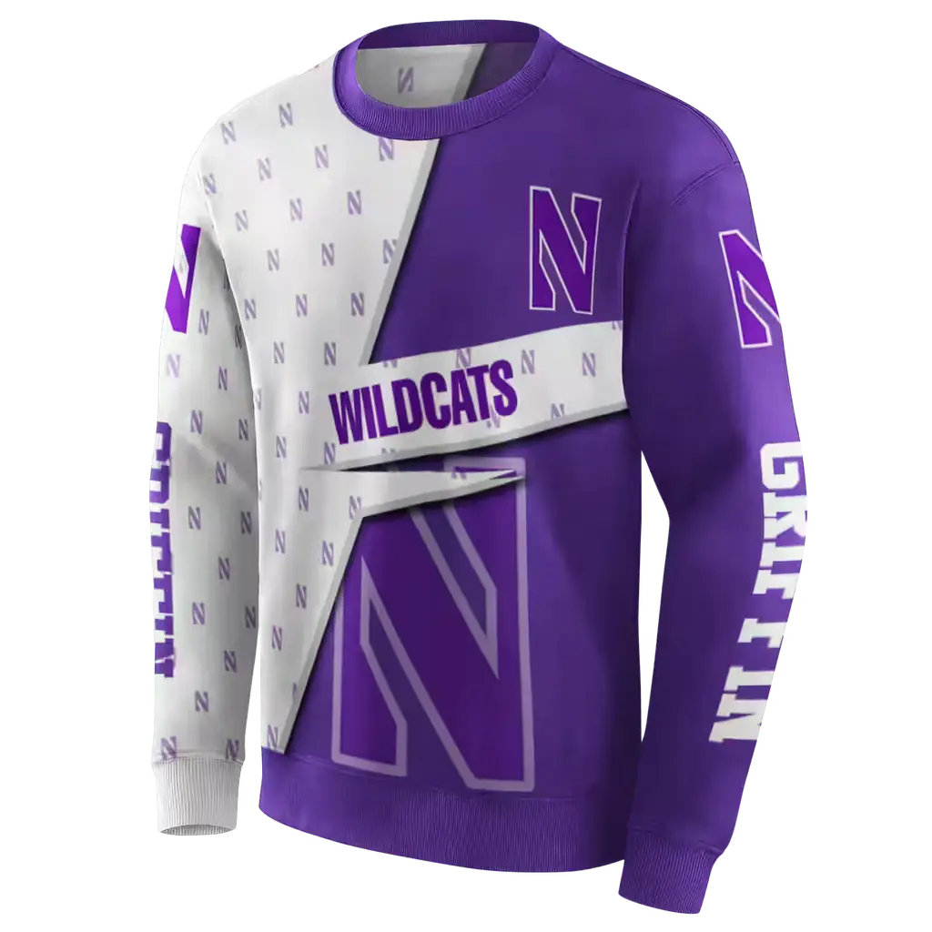 custom northwestern wildcats abstract shape purple hoodie new arrival custom northwestern wildcats abstract shape purple hoodie new arrival
