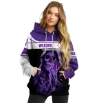 custom northwestern wildcats grim reaper purple black hoodie best selling
