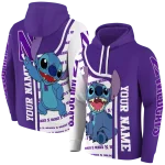 custom northwestern wildcats stitch purple hoodie best selling