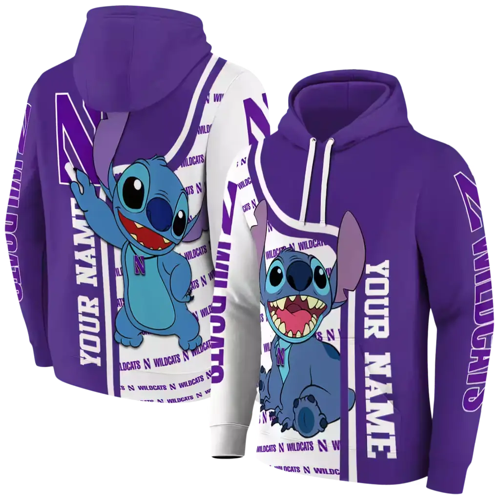 custom northwestern wildcats stitch purple hoodie fashion forward custom northwestern wildcats stitch purple hoodie fashion forward