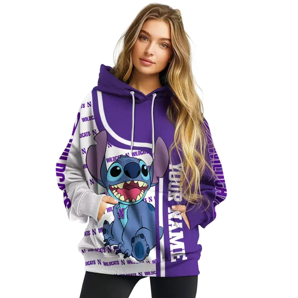 custom northwestern wildcats stitch purple hoodie high quality custom northwestern wildcats stitch purple hoodie high quality