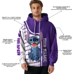 custom northwestern wildcats stitch purple hoodie best selling