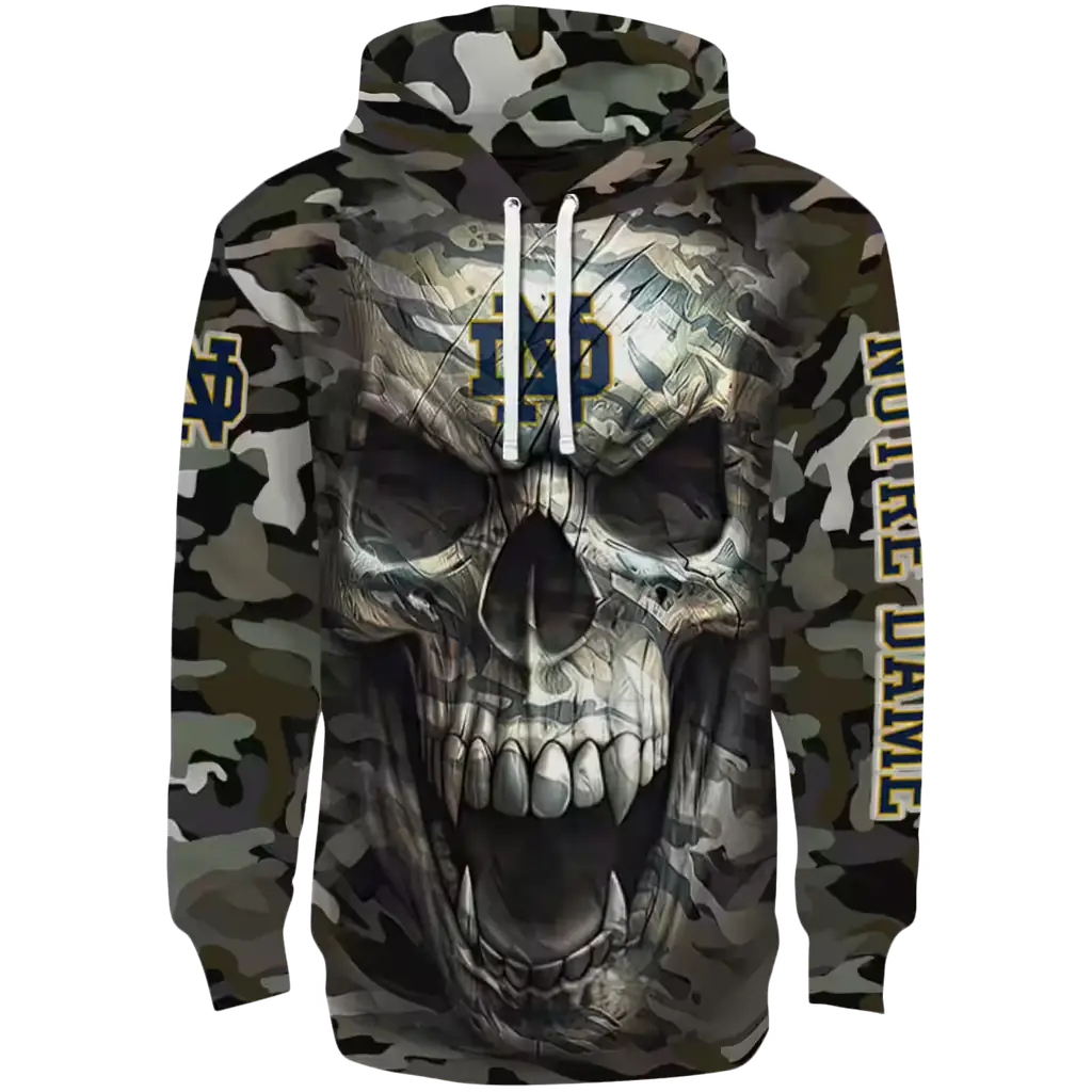 custom notre dame fighting irish camo skull hoodie best selling custom notre dame fighting irish camo skull hoodie best selling
