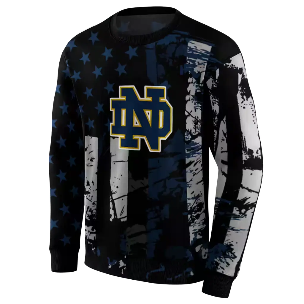 custom notre dame fighting irish distressed flag navy black hoodie new arrival custom notre dame fighting irish distressed flag navy black hoodie new arrival