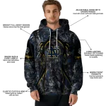custom notre dame fighting irish hunting theme navy black hoodie best selling