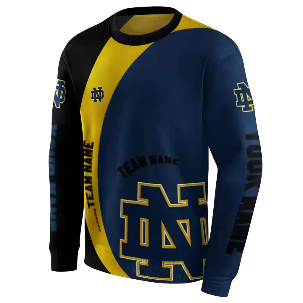 custom notre dame fighting irish minimalist design navy black hoodie new arrival custom notre dame fighting irish minimalist design navy black hoodie new arrival