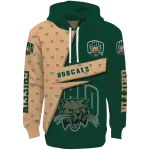 custom ohio bobcats abstract shape green hoodie best selling