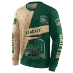 custom ohio bobcats abstract shape green hoodie best selling