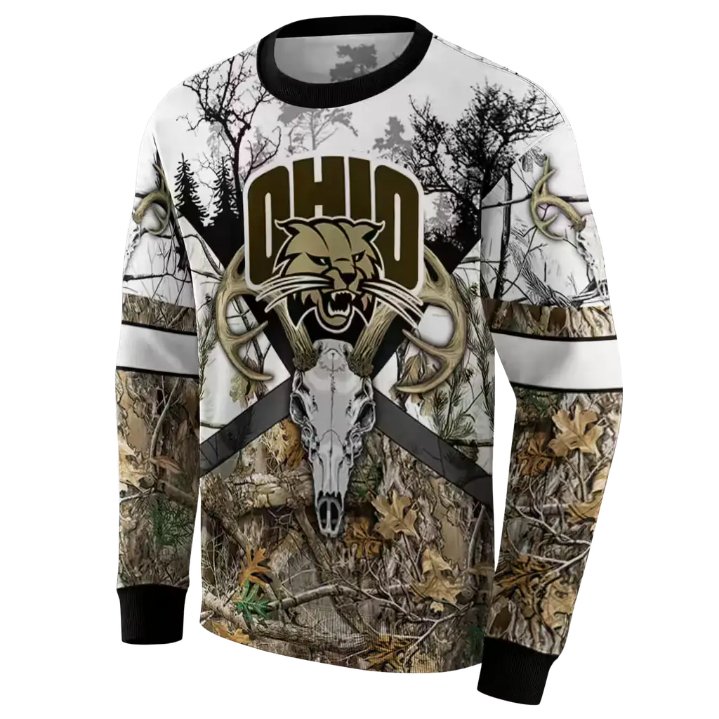 custom ohio bobcats forest silhouette hoodie new arrival custom ohio bobcats forest silhouette hoodie new arrival