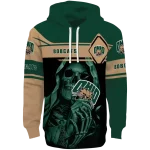 custom ohio bobcats grim reaper green black hoodie best selling