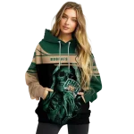 custom ohio bobcats grim reaper green black hoodie best selling