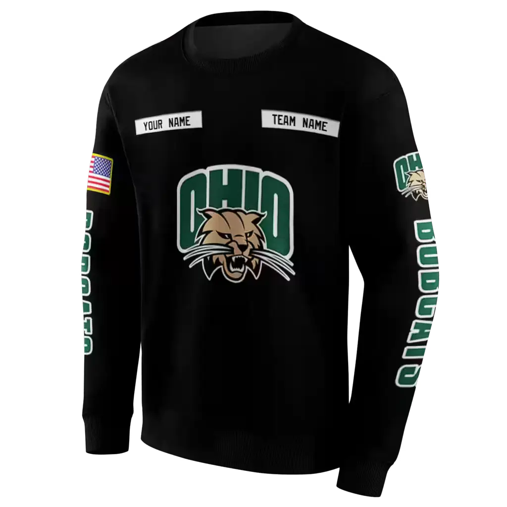 custom ohio bobcats punisher skull black hoodie new arrival custom ohio bobcats punisher skull black hoodie new arrival