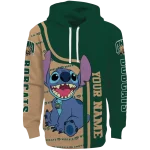 custom ohio bobcats stitch green hoodie best selling