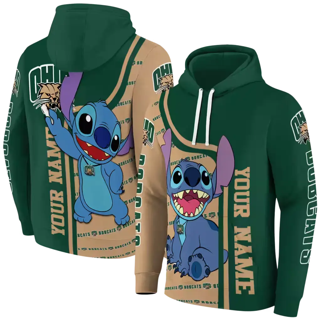 custom ohio bobcats stitch green hoodie fashion forward custom ohio bobcats stitch green hoodie fashion forward