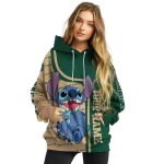 custom ohio bobcats stitch green hoodie best selling