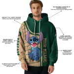 custom ohio bobcats stitch green hoodie best selling