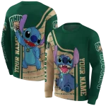 custom ohio bobcats stitch green hoodie best selling