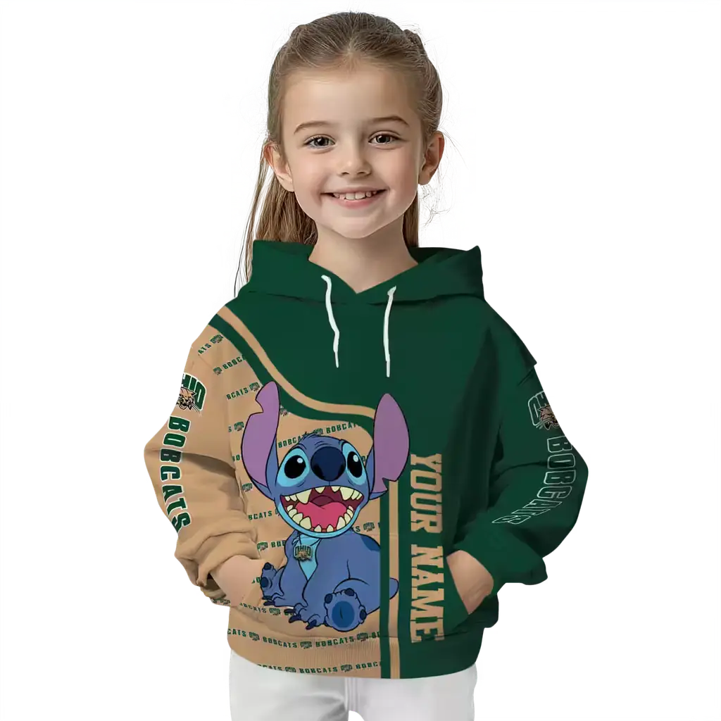custom ohio bobcats stitch green hoodie top rated custom ohio bobcats stitch green hoodie top rated