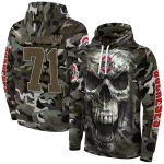 custom ohio state buckeyes camo skull hoodie best selling