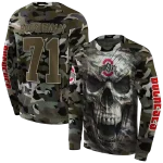 custom ohio state buckeyes camo skull hoodie best selling