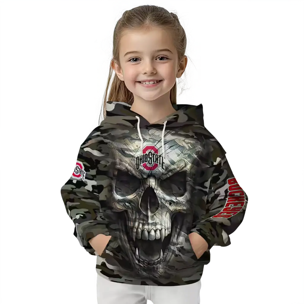 custom ohio state buckeyes camo skull hoodie top rated custom ohio state buckeyes camo skull hoodie top rated