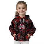 custom ohio state buckeyes hunting theme scarlet black hoodie best selling